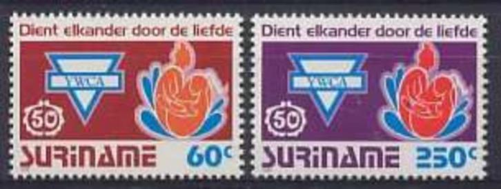 Suriname 738/9 postfris  YWCA 1992, Postzegels en Munten, Postzegels | Suriname, Postfris, Verzenden