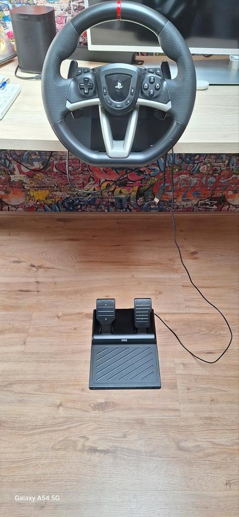 Hori race stuur, Spelcomputers en Games, Spelcomputers | Sony PlayStation Consoles | Accessoires, Zo goed als nieuw, PlayStation 4