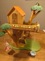 Sylvanian Families Boomhut + Konijn + Egel Baby, Ophalen, Gebruikt, Poppenhuis