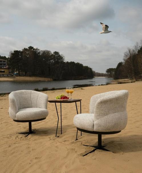 ⚠️LET OP⚠️John Miller Eetkamerstoel Abraham -Draaibaar, Huis en Inrichting, Stoelen, Nieuw, Vijf, Zes of meer stoelen, Hout, Kunststof