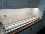 2 TL-buizen in-één lichtbak, Ophalen of Verzenden, Gebruikt, Lamp met armatuur