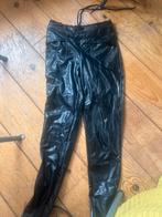 Leren broek, Zwart, Ophalen of Verzenden, Zo goed als nieuw, Maat 36 (S)