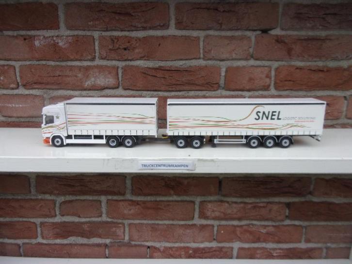 WSI  Scania  R  Highline  van  G.  Snel  Transport., Hobby en Vrije tijd, Modelauto's | 1:50, Nieuw, Bus of Vrachtwagen, Wsi, Ophalen of Verzenden