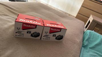 Makita BL1860B 18V 6.0Ah Accu - 2 Stuks Nieuw beschikbaar voor biedingen