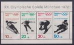 Duitsland Berlijn 1972 Blok Olympische spelen Munchen, Verzenden, Postfris