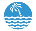 Camper caravan sticker modern island, The River House, Info@theriverhouse.nl, Nieuw, Ophalen of Verzenden