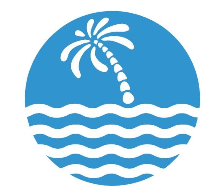Camper caravan sticker modern island, Caravans en Kamperen, Camper-accessoires, Nieuw, Ophalen of Verzenden