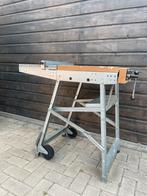 Wolfcraft inklapbare werkbank, Doe-het-zelf en Verbouw, Werkbanken, Ophalen, Gebruikt, 70 tot 120 cm, Bankschroef