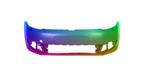 Voor VW Caddy 10-15 Voorbumper SRA Gespoten in de gewenste k, Nieuw, Bumper, Verzenden, Volkswagen