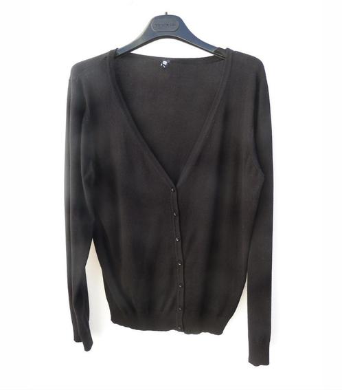 HEMA: katoenen zwart zomervest (M = maat 38), Kleding | Dames, Truien en Vesten, Zo goed als nieuw, Maat 38/40 (M), Zwart, Ophalen of Verzenden