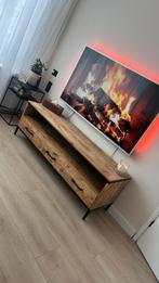 Leen Bakker Trevor TV Meubel - Nette Staat! Mango hout, Ophalen, Gebruikt, 100 tot 150 cm, Minder dan 100 cm