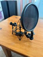 Devine shockmount met popfilter, Muziek en Instrumenten, Microfoons, Ophalen of Verzenden, Zo goed als nieuw, Studiomicrofoon