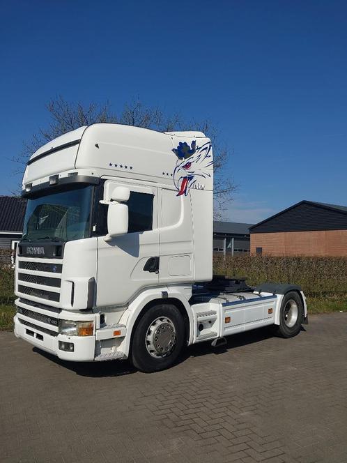 scania 164-480.Opticrus, Auto's, Vrachtwagens, Particulier, Scania, Diesel, Euro 3, Automaat, Wit, Grijs, Leder en Stof, Ophalen