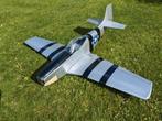 Mustang P-51D Balsa USA 1.91m + elec. retracts, Hobby en Vrije tijd, Modelbouw | Radiografisch | Vliegtuigen, Gebruikt, Nitro