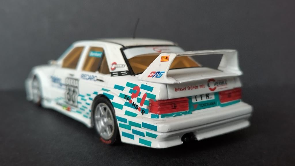 Mercedes Benz 190 DTM Recaro Bernhard 1:43 Minichamps Pol, Auto, Verzenden, Zo goed als nieuw, Info@minichamps.de