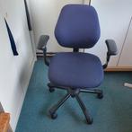 Blauwe bureaustoel, Huis en Inrichting, Ophalen, Gebruikt, Blauw, Bureaustoel