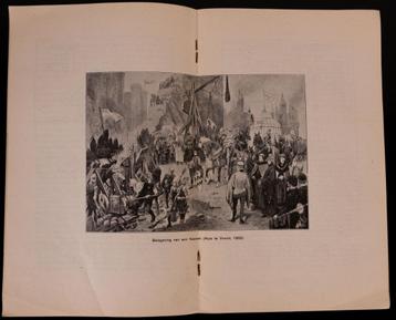 schoolplaat boekje  Belegering Kasteel Huis te Voorst        beschikbaar voor biedingen