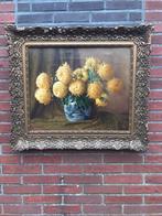 Prachtige schilderij olie verf G. DE. WILDES 71x 81, Ophalen of Verzenden