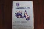 NSU Lambretta 125cc en 150cc 1955 ersatzteile liste Roller, Motoren, Overige merken