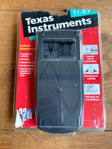 Texas Instruments grafische rekenmachine TI-83 beschikbaar voor biedingen