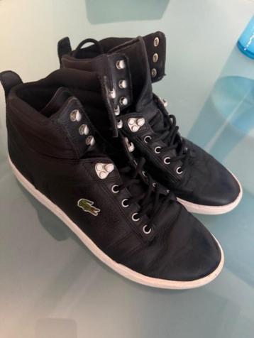Lacoste Hoge sneakers in nieuwstaat maat 43 zwart beschikbaar voor biedingen