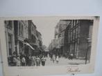 7865-6 Goes, Lange Kerkstraat met zeer veel volk 1902, Verzamelen, Ansichtkaarten | Nederland, Verzenden, Voor 1920, Gelopen, Zeeland