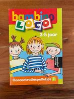 Loco Bambino boekje concentratiespelletjes 3-5 jaar, Ophalen of Verzenden, Zo goed als nieuw