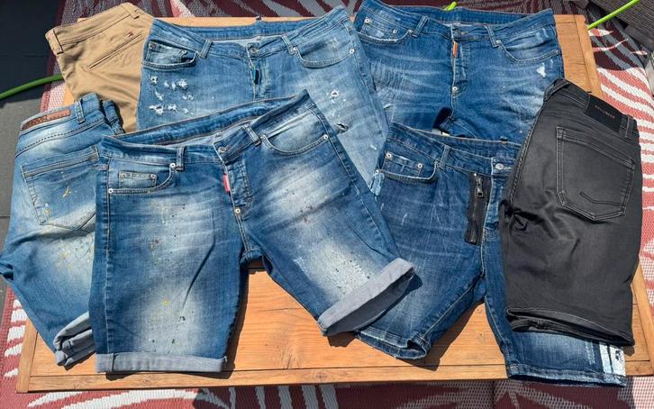 My Brand Dsquared Tommy Hilfiger Hallinger Short Jeans 33/34, Kleding | Heren, Spijkerbroeken en Jeans, Zo goed als nieuw, W33 - W34 (confectie 48/50)