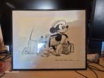Pentekening van Pluto en Mickey Mouse, Antiek en Kunst, Ophalen