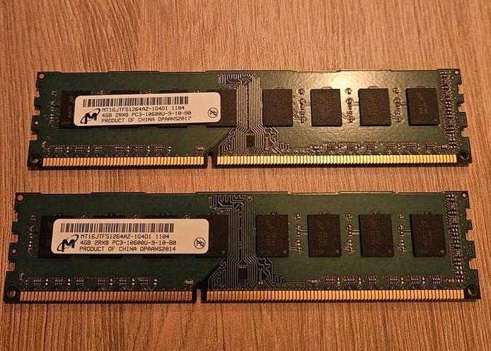 DDR3 2x4GB RAM geheugen, Computers en Software, RAM geheugen, Gebruikt, Desktop, 4 GB, DDR3, Ophalen of Verzenden