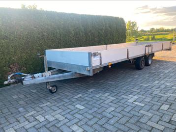 Vlemmix plateauwagen aanhanger 600x180cm 2700KG beschikbaar voor biedingen