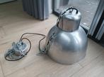 Industriële hanglamp, Huis en Inrichting, Lampen | Hanglampen, Ophalen of Verzenden, Gebruikt, Metaal, Minder dan 50 cm