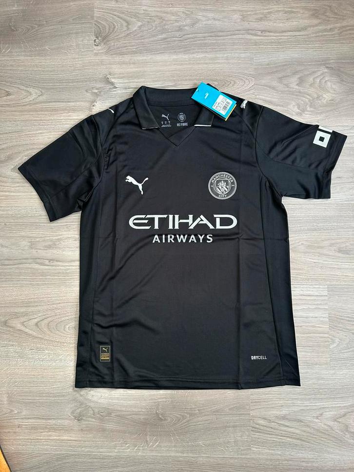 Puma Manchester City uitshirt 2025-2026, maat M, Kleding | Heren, Sportkleding, Nieuw, Voetbal, Maat 48/50 (M), Zwart, Ophalen of Verzenden