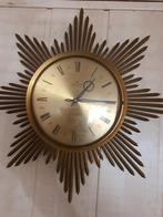 Zonneklok: Junghans Sunburst, metaal 50cm, Huis en Inrichting, Wandklok, Ophalen of Verzenden, Zo goed als nieuw, Nb