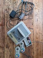 Super Nintendo compleet, met 2 controllers & 2 games, Spelcomputers en Games, Spelcomputers | Nintendo Super NES, Ophalen of Verzenden