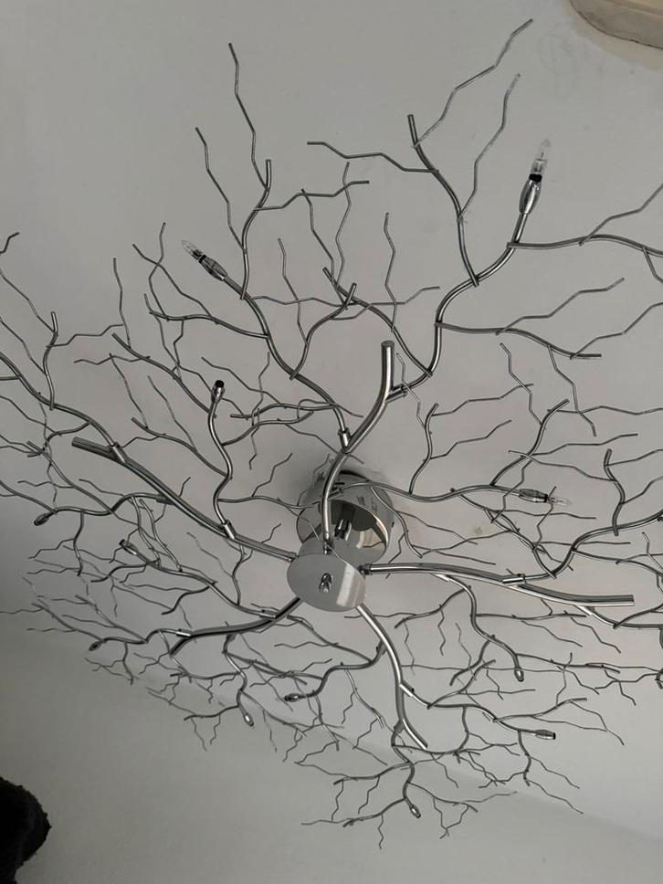 Plafondlamp, Huis en Inrichting, Lampen | Plafondlampen, Zo goed als nieuw, Metaal, Ophalen of Verzenden