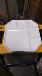 4 mooie gourmet borden 23 cm, Ophalen