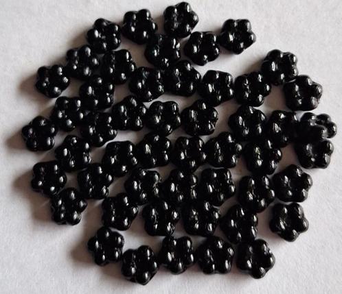 Tsjechische Zwarte vergeet me niet glas kralen 5 mm, Hobby en Vrije tijd, Kralen en Sieraden maken, Nieuw, Kraal, Verzenden