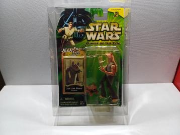 Star Wars Jar Jar Binks Power of the Force Sealed + Case beschikbaar voor biedingen