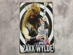 Metalen wandbord Zakk Wylde - (wo)man cave - metal plate, Verzenden, Nieuw, Poster, Artwork of Schilderij