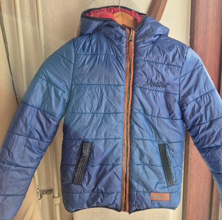 Moodstreet Jas Maat 140/146 - Omkeerbaar!, Kinderen en Baby's, Kinderkleding | Maat 140, Zo goed als nieuw, Jongen of Meisje, Jas