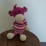 Knuffel handmade zelfgemaakt aap roze, Ophalen of Verzenden, Nieuw, Overige typen