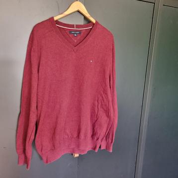 Tommy Hilfiger trui XL bordeaux, zeer fraai