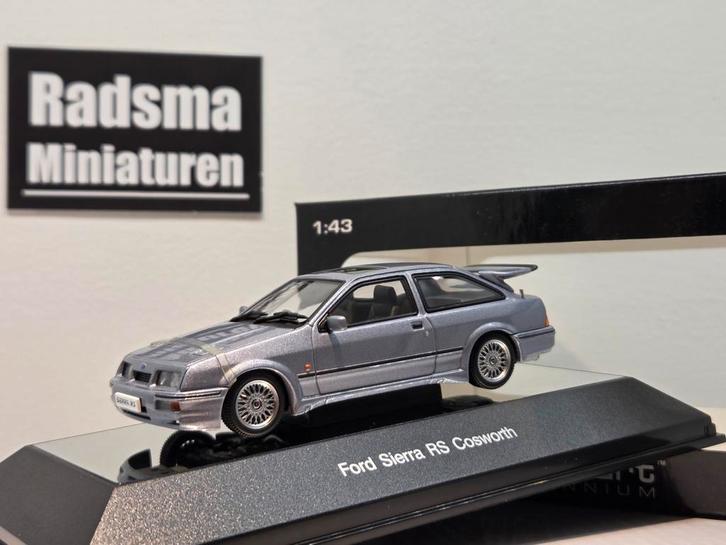 Ford Sierra RS Cosworth - Moonstone blue - 1:43 AUTOart, Hobby en Vrije tijd, Modelauto's | 1:43, Nieuw, Auto, Overige merken