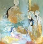 97. Schilderij Marten Randa, Good Memories 4, eind 20e eeuw, Antiek en Kunst, Kunst | Schilderijen | Abstract, Ophalen of Verzenden