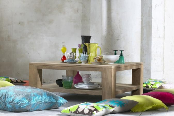 Prachtige TEAK TAFEL PLATEAU van FOUCAULT, Ophalen, Teakhout, 200 cm of meer, 50 tot 100 cm