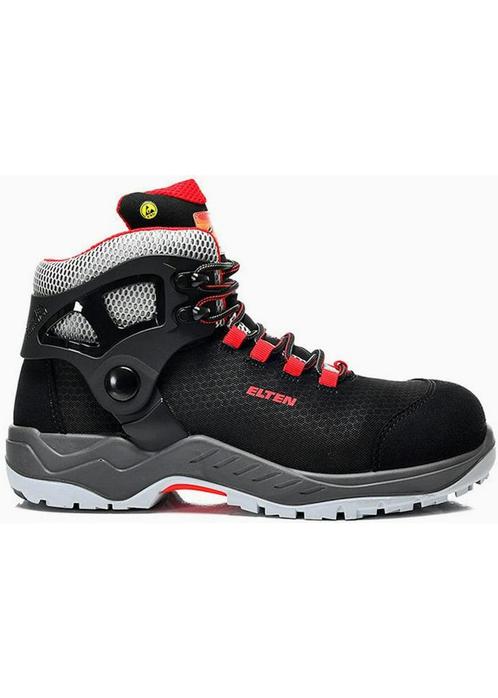 Werkschoenen ELTEN ARTURO BLACK-RED MID ESD S3 maat 38 NIEUW, Tuin en Terras, Werkkleding, Nieuw, Dames, Heren, Schoenen, Verzenden