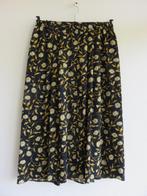 DelMod donkerblauwe lange rok met gele bloemen maat 42, Kleding | Dames, Rokken, Blauw, DelMod, Maat 42/44 (L), Ophalen of Verzenden