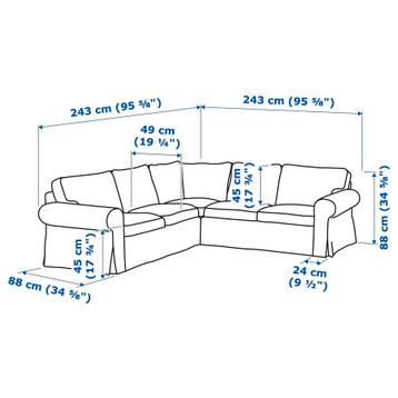 Gratis af te halen hoekbank Ektorp IKEA - afbeelding 5