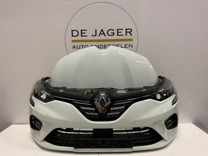 RENAULT CLIO 5 VOORKOP BUMPER MOTORKAP KOPLAMPEN 2019-, Auto-onderdelen, Carrosserie en Plaatwerk, Motorkap, Renault, Voor, Gebruikt